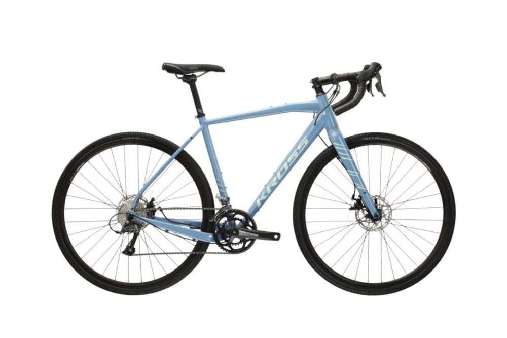 Rower gravel Kross Esker 1.0 - niebieski