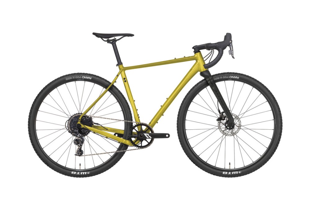 Rower gravel Rondo Ruut AL2 - cytrynowy